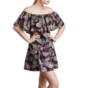 REFORMATION Nashville Off The Shoulder Floral Mini Dress in Lenai Womens Size XS